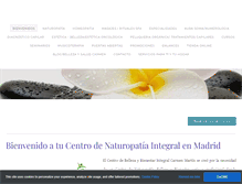 Tablet Screenshot of natursaludmadrid.com